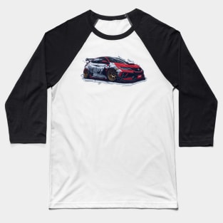 Honda Civic Type R JDM Tuning Modified Baseball T-Shirt